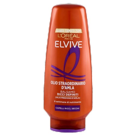 3600524194239 Elvive Balsamo Olio Straordinario D'Amla - Ricci Definiti 250ml