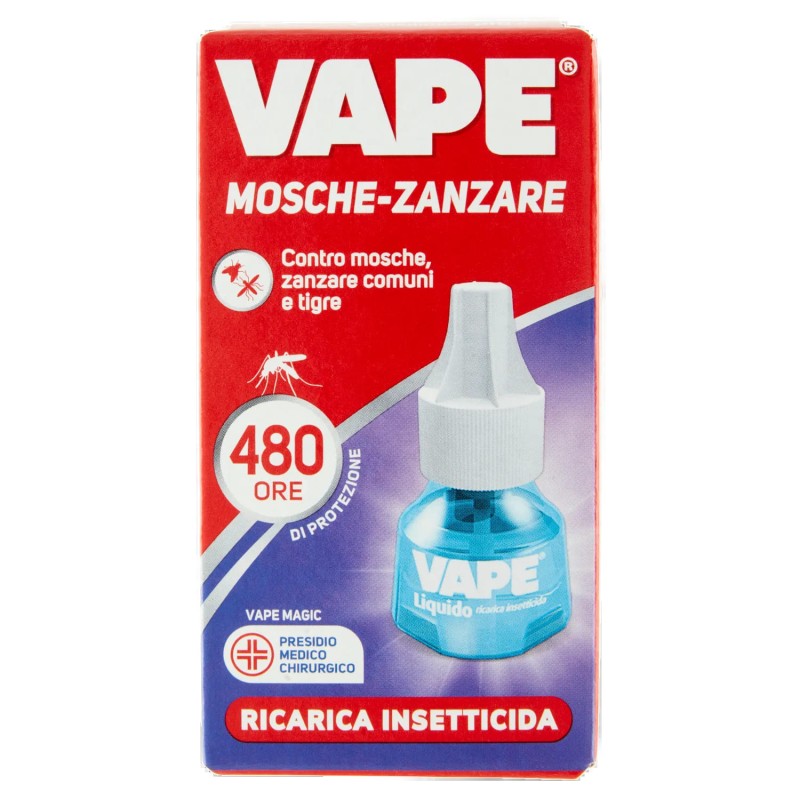 8055136822820 Vape Ricarica Mosche-Zanzare 480 Ore 22ml 8055136822820 Vape Ricarica Mosche-Zanzare 480 Ore 22ml