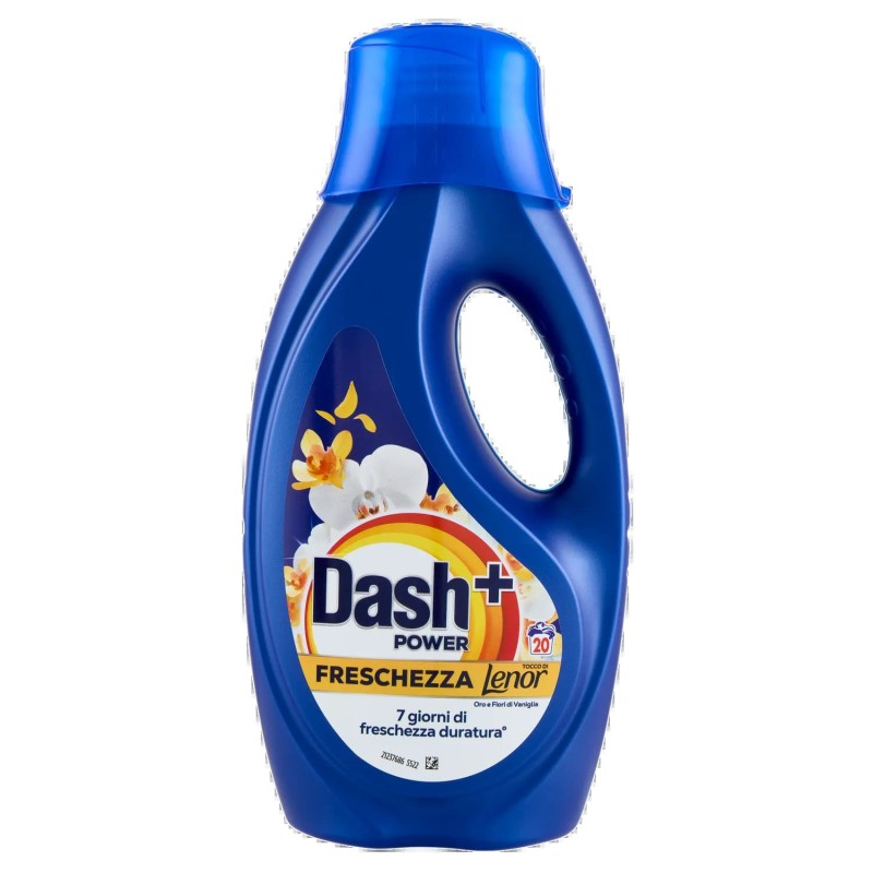 8700216828642 Dash Liquido Lavatrice Power Lenor Oro e Fiori di Vaniglia 20 Misurini 900ml 8700216828642 Dash Liquido Lavatrice Power Lenor Oro e Fiori di Vaniglia 20 Misurini 900ml