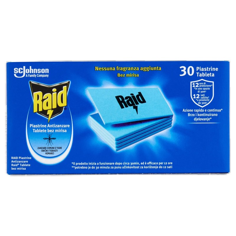 5000204358278 Raid Piastrine 30pz 5000204358278 Raid Piastrine 30pz