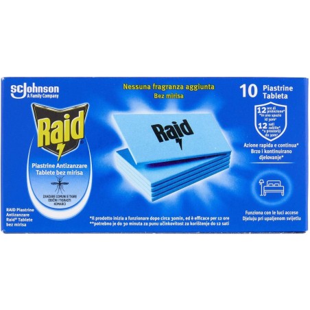 5000204358247 Raid Piastrine New 10pz