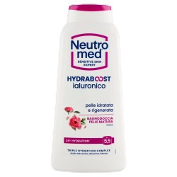 8001990020308 Neutro Med Bagno Doccia Hydraboost Pelle Matura 600ml