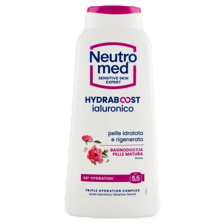 8001990020308 Neutro Med Bagno Doccia Hydraboost Pelle Matura 600ml