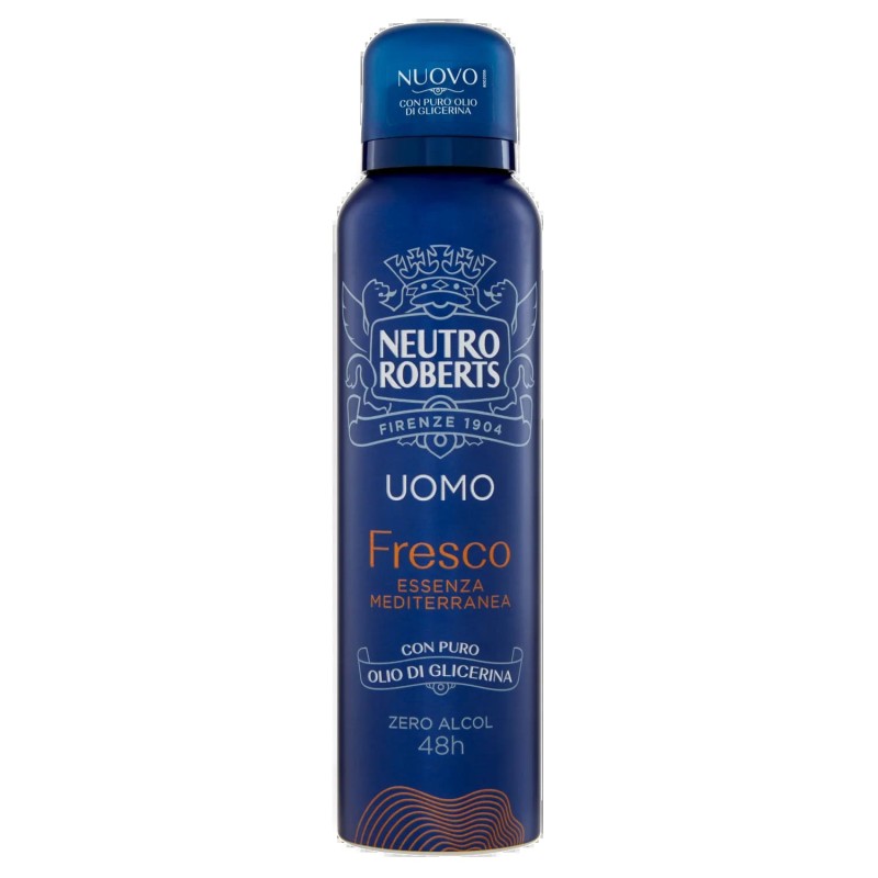 8002410011968 Neutro Roberts Uomo Deo Spray Fresco Essenza Mediterranea 150ml