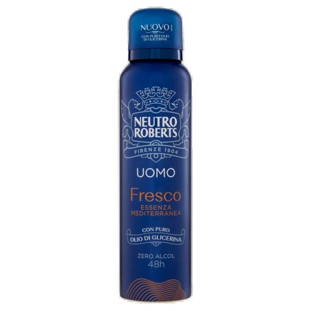 8002410011968 Neutro Roberts Uomo Deo Spray Fresco Essenza Mediterranea 150ml