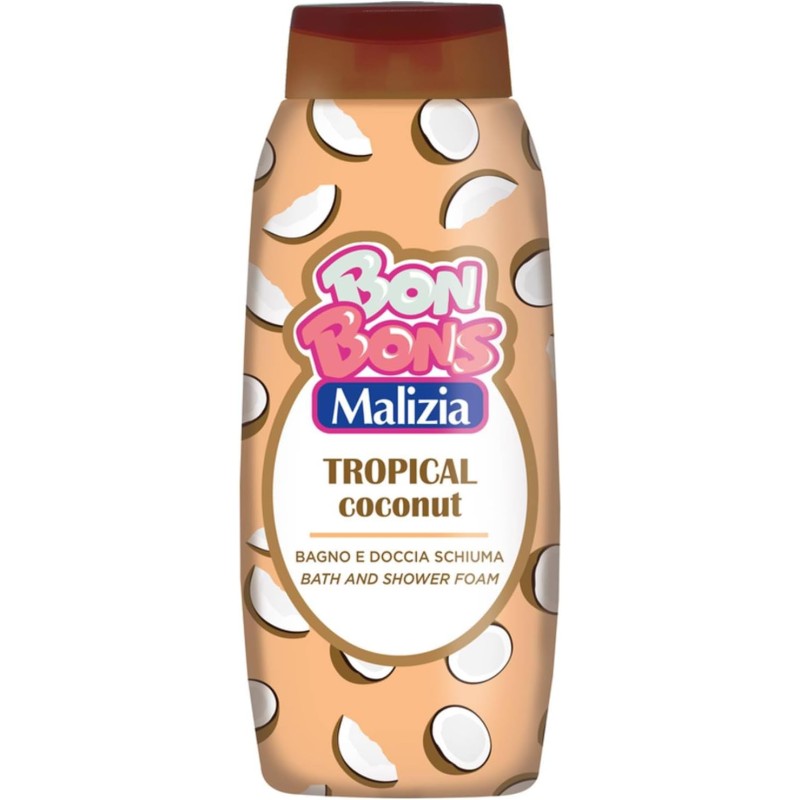 8003510038527 Malizia Bon Bons Bagno Doccia Tropical Coconut 500ml