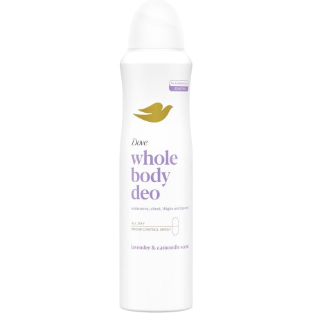 8720181595141 Dove Deo Spray Whole Body Lavander& Camomille Scent 150ml