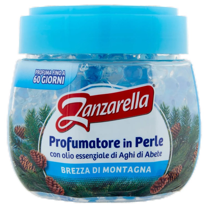 8017331059418 Zanzarella Profumatore in Perle Brezza di Montagna 60 Giorni 170gr