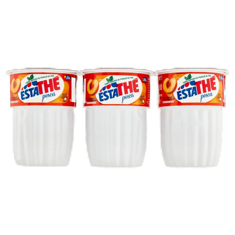80050803 Estathé Pesca Bicchiere 3x200ml