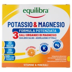 8000137006304 Equilibra Potassio & Magnesio 3 Formula Potenziata Bustine Monodose 20x5,2gr