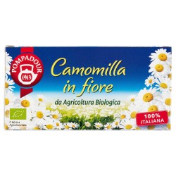 8002355000201 Pompadour Camomilla In fiore Da Agricoltura Biologica 15x2gr