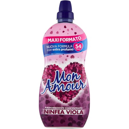 8001280070686 Mon Amour Ammorbidente Concentrato Ninfea Viola 54 Misurini 1350ml