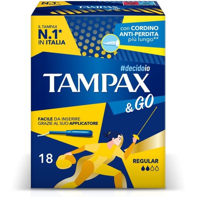 8001480411456 Tampax & Go Regular New 8pz