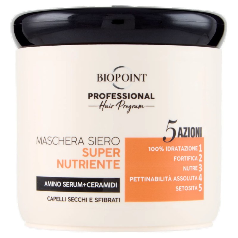 8050507531219 Biopoint Professional Hair Program Maschera Siero Super Nutriente 400ml