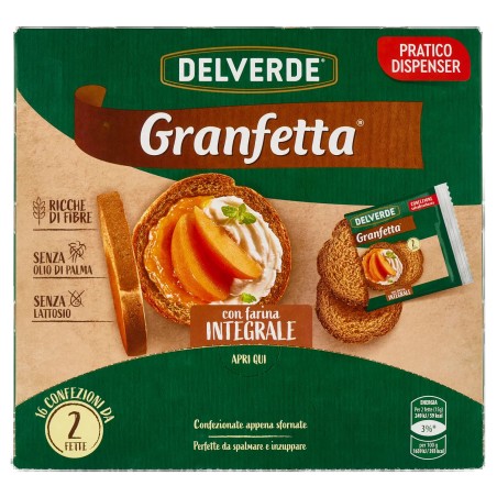 8000270707120 Del Verde Granfetta Con Farina Integrale Monoporzione 16x15gr