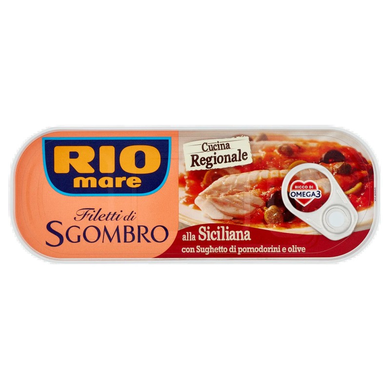 8004030623026 Rio Mare Filetti di Sgombro Alla Siciliana 120gr