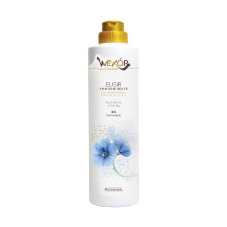 8054729631269 Wexor Elixir Ammorbidente Felce Marina E Fiori Blu 30 Misurini 750ml