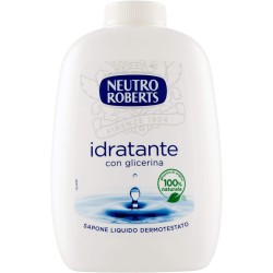 8002410010008 Neutro Roberts Sapone Liquido Idratante Ricarica New 200ml