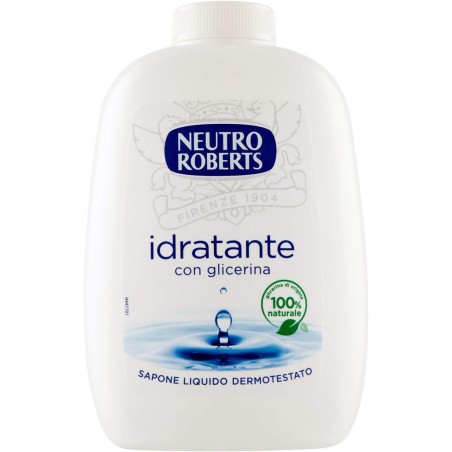 8002410010008 Neutro Roberts Sapone Liquido Idratante Ricarica New 200ml