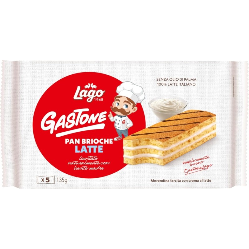 8004800007018 Lago Pan Brioche Latte 135gr