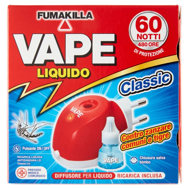 8055136822134 Vape Emanatrore Liquido Classic 60 Notti 1pz