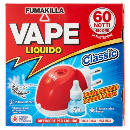 8055136822134 Vape Emanatrore Liquido Classic 60 Notti 1pz