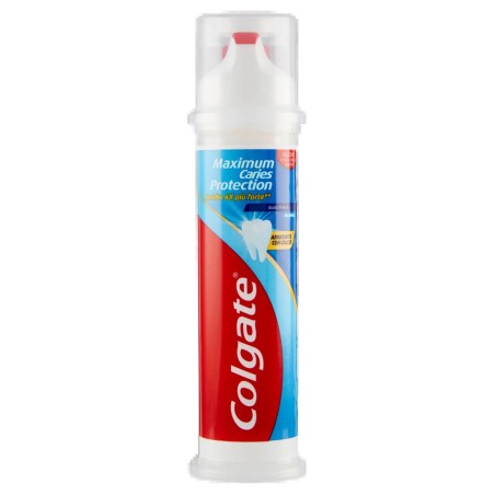 8718951560079 Colgate Dentifricio Maxium Caries Protection Dispenser 100ml
