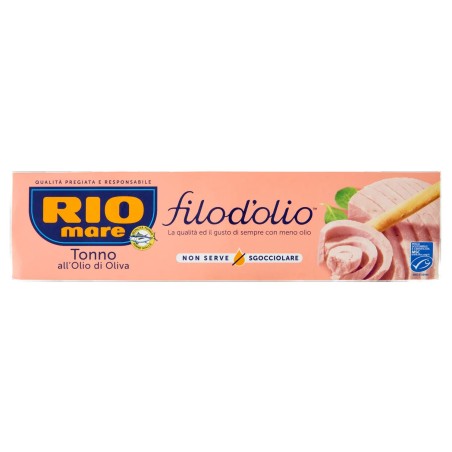 8004030104006 Rio Mare Tonno Filo D'Olio All'Olio di Oliva 4x65gr
