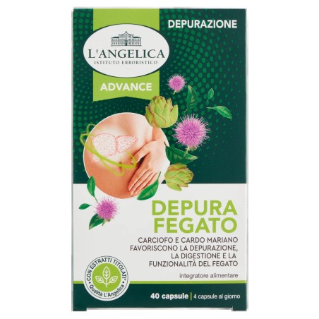 8017331011195 L'Angelica Advance Depura Fegato 40 Capsule 21,8gr