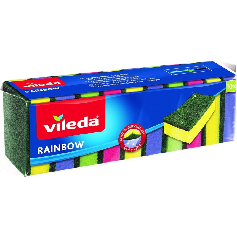Vileda Spugne Rainbow 10pz