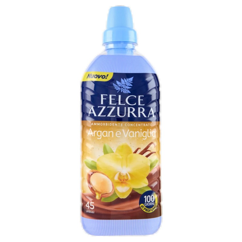 Felce Azzurra Ammorbidente Concentrato Argan e Vaniglia 45 Misurini 900ml