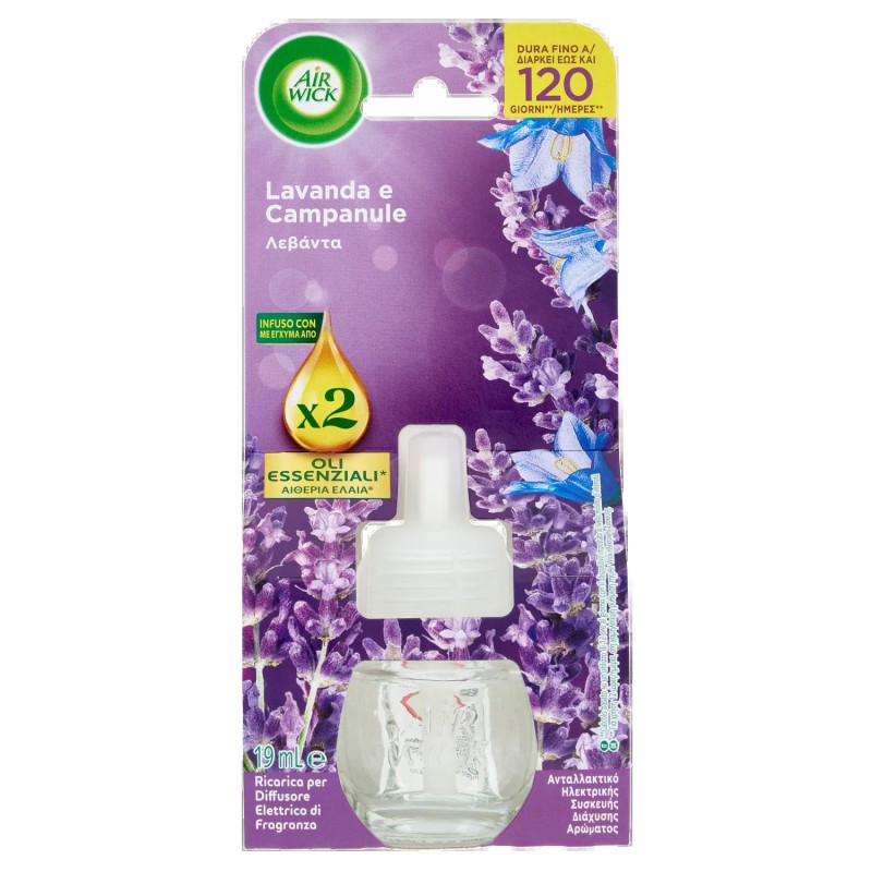 Air Wick Elettrico Ricarica Lavanda e Campanule 19ml