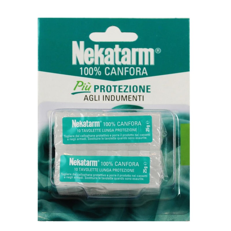 Nekatarm Piu' Tavolette Canfora 20pz