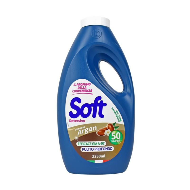 Soft Liquido Lavatrice Sensual Argan 50 Misurini 2250ml