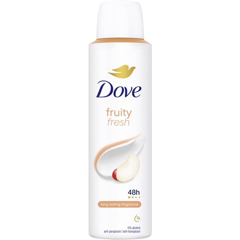 8720181566882 Dove Deo Spray 48h Fruity Fresh 150ml
