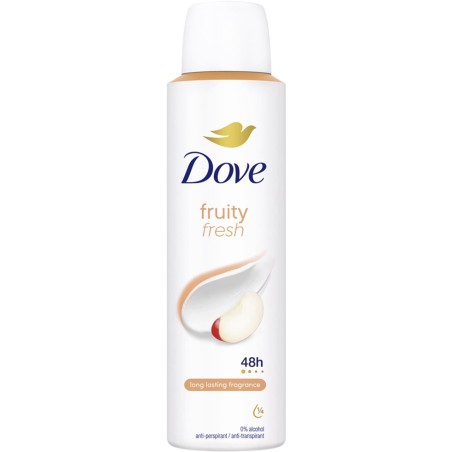 8720181566882 Dove Deo Spray 48h Fruity Fresh 150ml