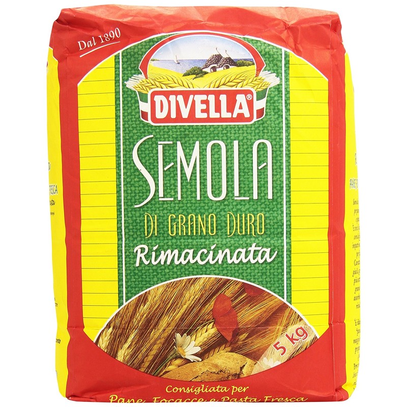 Divella Semola Grano Duro Rimacinata 5000gr