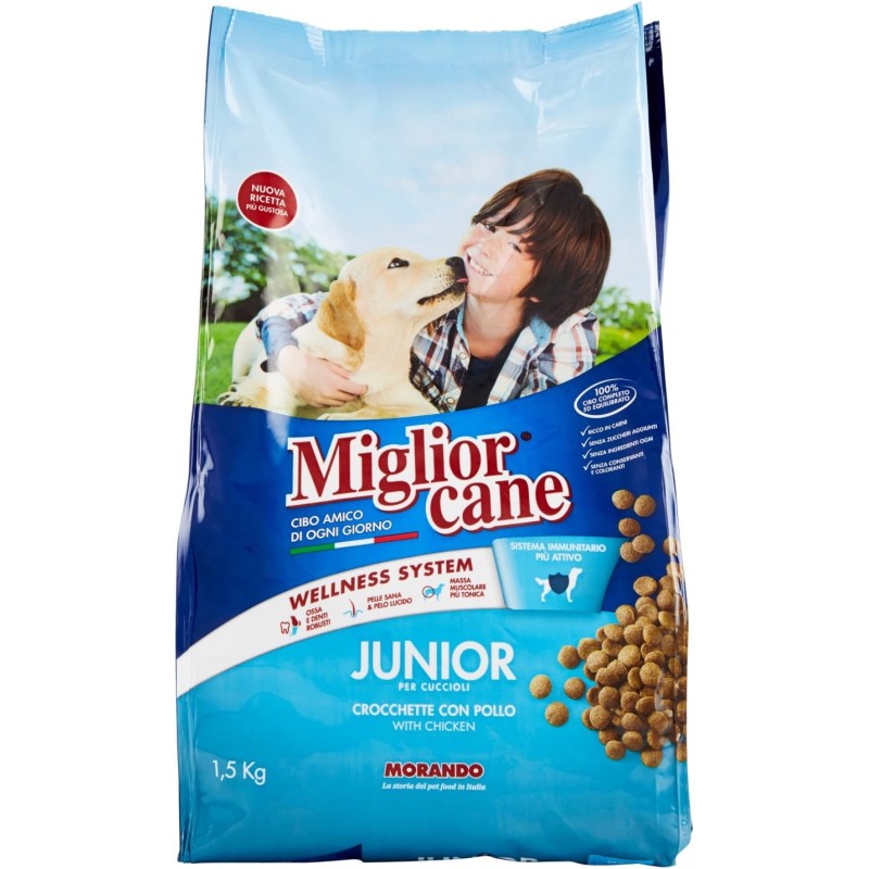 Miglior Cane Crocchette Junior Pollo 1500gr