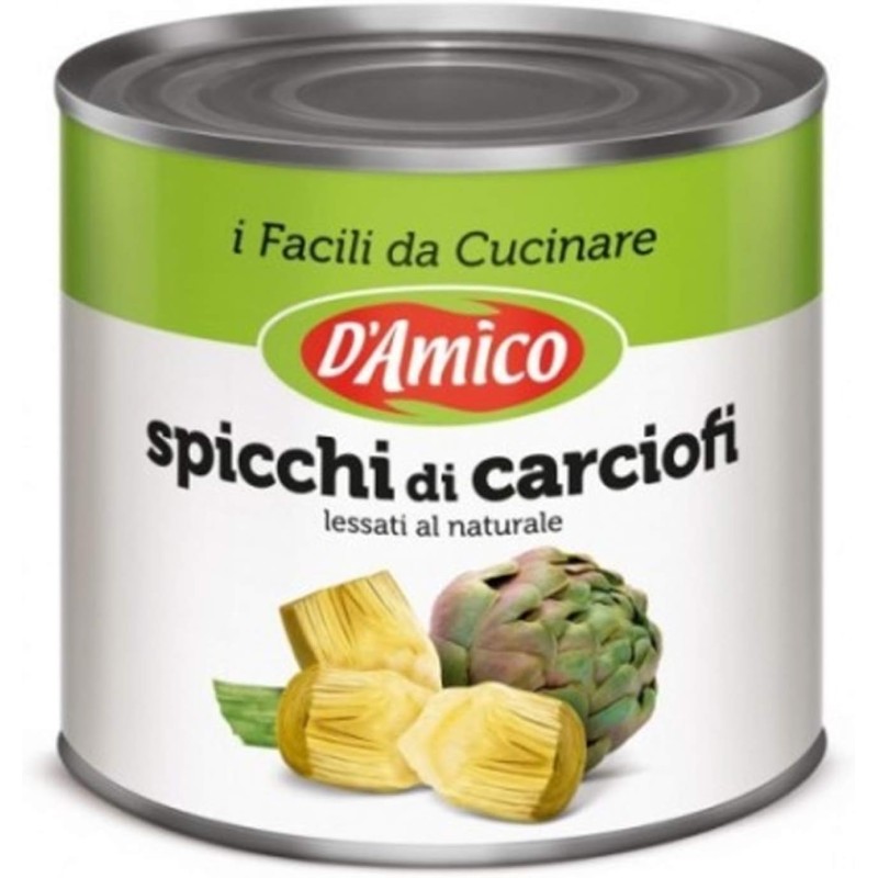 D'Amico Spicchi Di Carciofi Al Naturale 2500gr