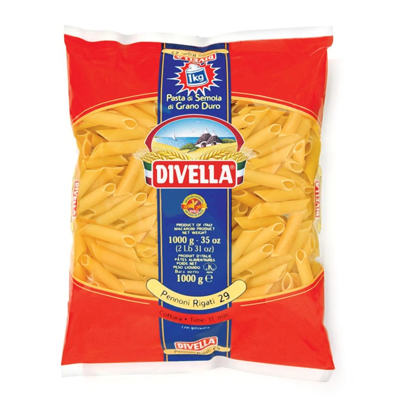 Divella 029 Pennoni Rigati 500gr