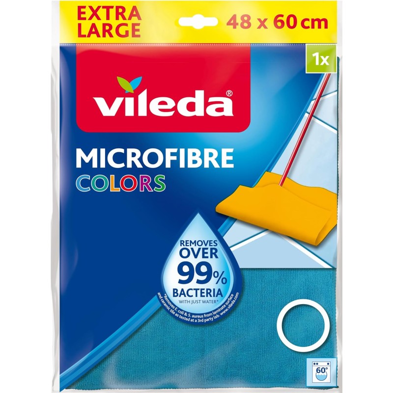 Vileda Panno Microfibre Colors Extra Large 48x60cm 1pz