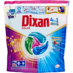 Dixan Discs 4in1 Color 40pz