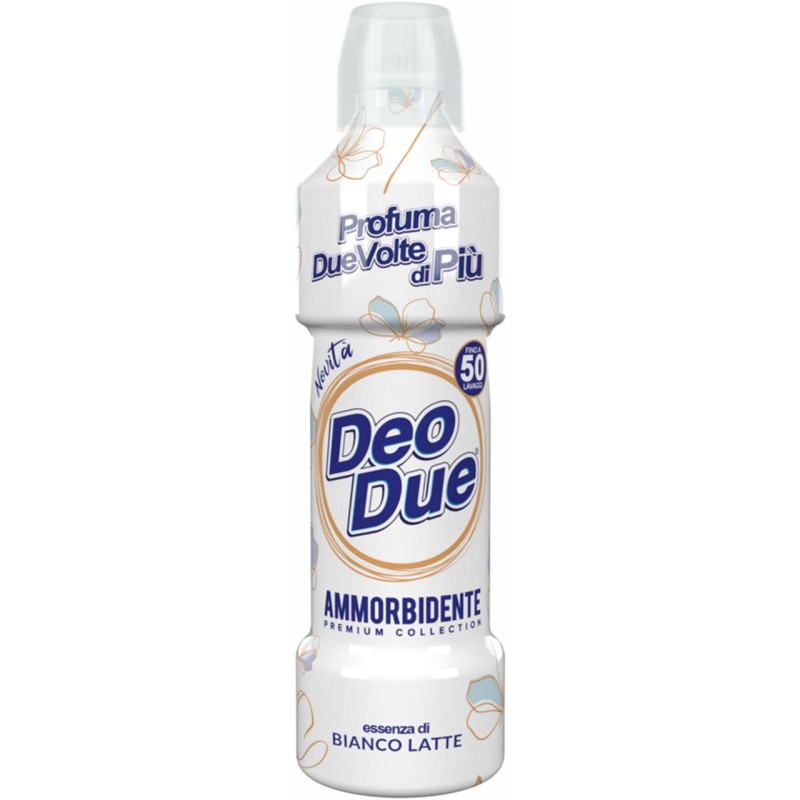 Deo Due Ammorbidente Premium Biancolatte 50 Misuirni 1000ml