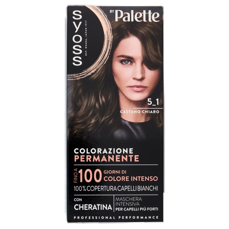 Syoss By Palette Colorazione Permanente 5_1 Castano Chiaro 1pz