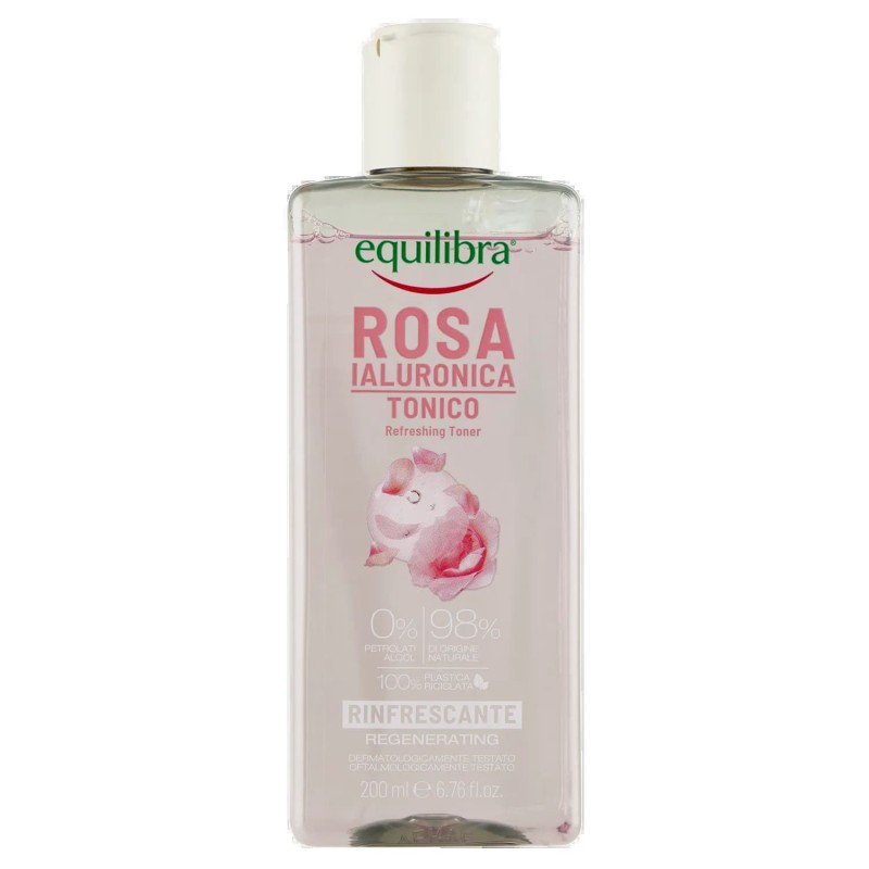 Equilibra Tonico Rinfrescante Rosa Ialuronica 200ml