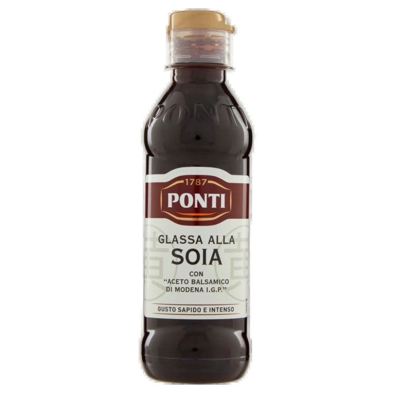 Ponti Glassa Alla Soia Con "Aceto Balsamico di Modena I.G.P." 240gr