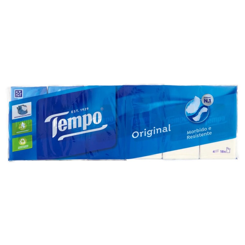 7322540332834 Tempo Fazzoletti 15+3pz