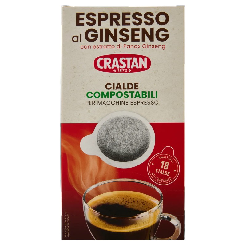 Crastan Espresso al Ginseng Cialde 18x7gr