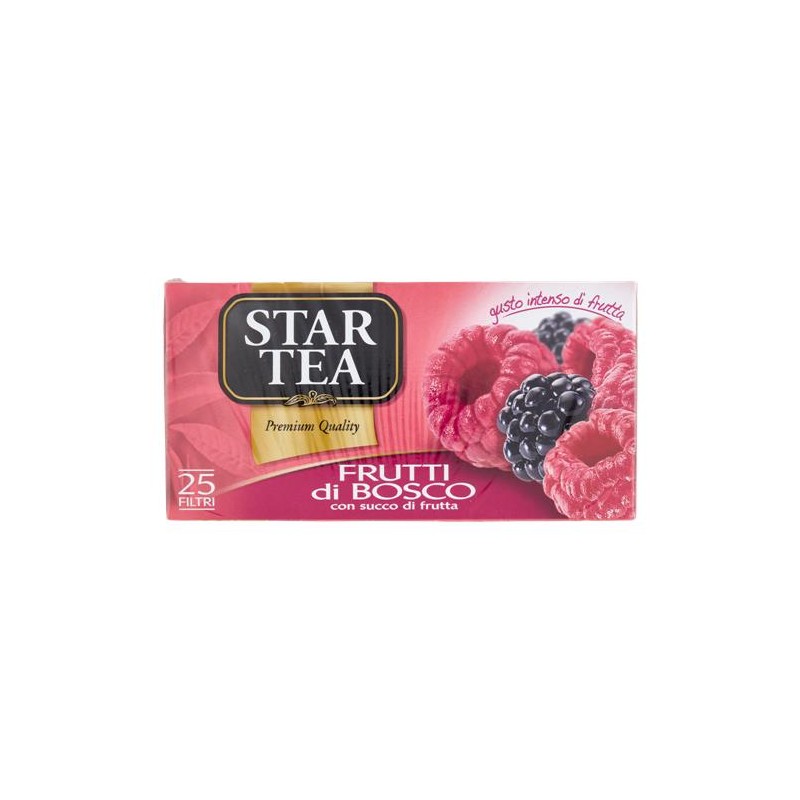 Star Tea Frutti di Bosco Con Succo di Frutta 25x1,7gr