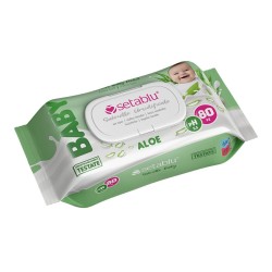 8053298620391 Setablu Baby Salviettine Aloe Vera 80pz